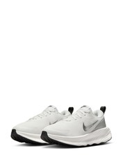 Nike White/Silver Promina Walking Trainers - Image 5 of 11