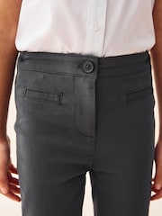 Charcoal Grey Regular Length School Skinny Stretch Trousers (3-18yrs) - Image 2 of 7