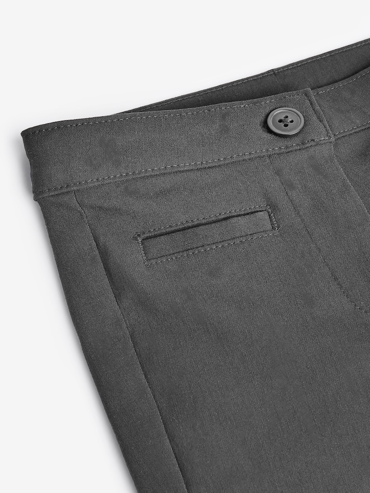 Charcoal Grey Regular Length School Skinny Stretch Trousers (3-18yrs) - Image 7 of 7