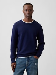 Gap Navy CashSoft Crew Neck Jumper - Image 1 of 5