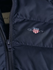 GANT Blue Baby Padded Logo Shield Snowsuit - Image 2 of 2
