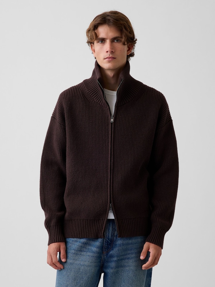 Gap Oversized Double-Zip Jumper - 1 paveikslėlis iš 4