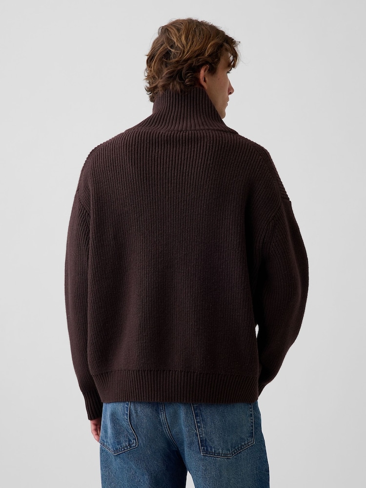 Gap Oversized Double-Zip Jumper - 2 paveikslėlis iš 4