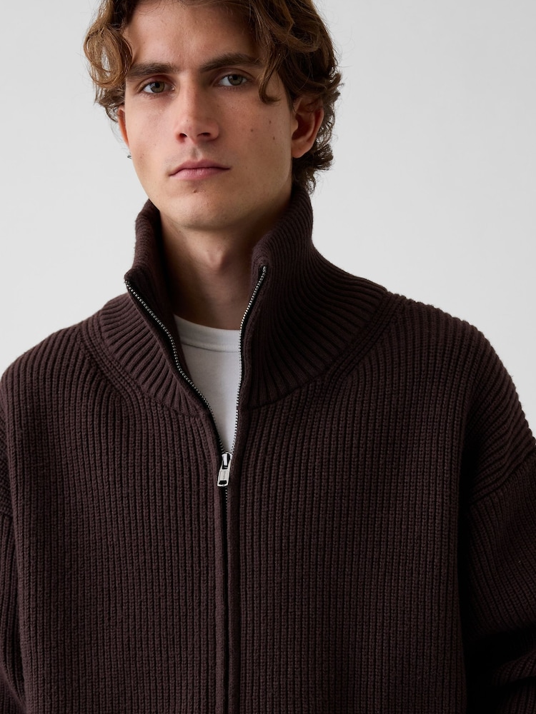Gap Oversized Double-Zip Jumper - 4 paveikslėlis iš 4