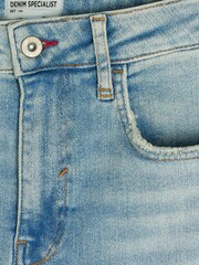 River Island Blue High Rise Super Skinny Ripped Jeans - Image 4 of 4
