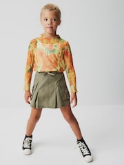 Vincent Van Gogh Yellow Sunflower APOH Long Sleeve Mesh Top (3-16yrs) - Image 1 of 8
