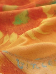 Vincent Van Gogh Yellow Sunflower APOH Long Sleeve Mesh Top (3-16yrs) - Image 8 of 8