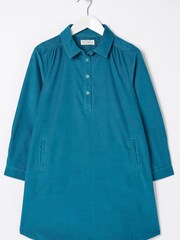 FatFace Green Chester Cord Dress - Image 4 of 4