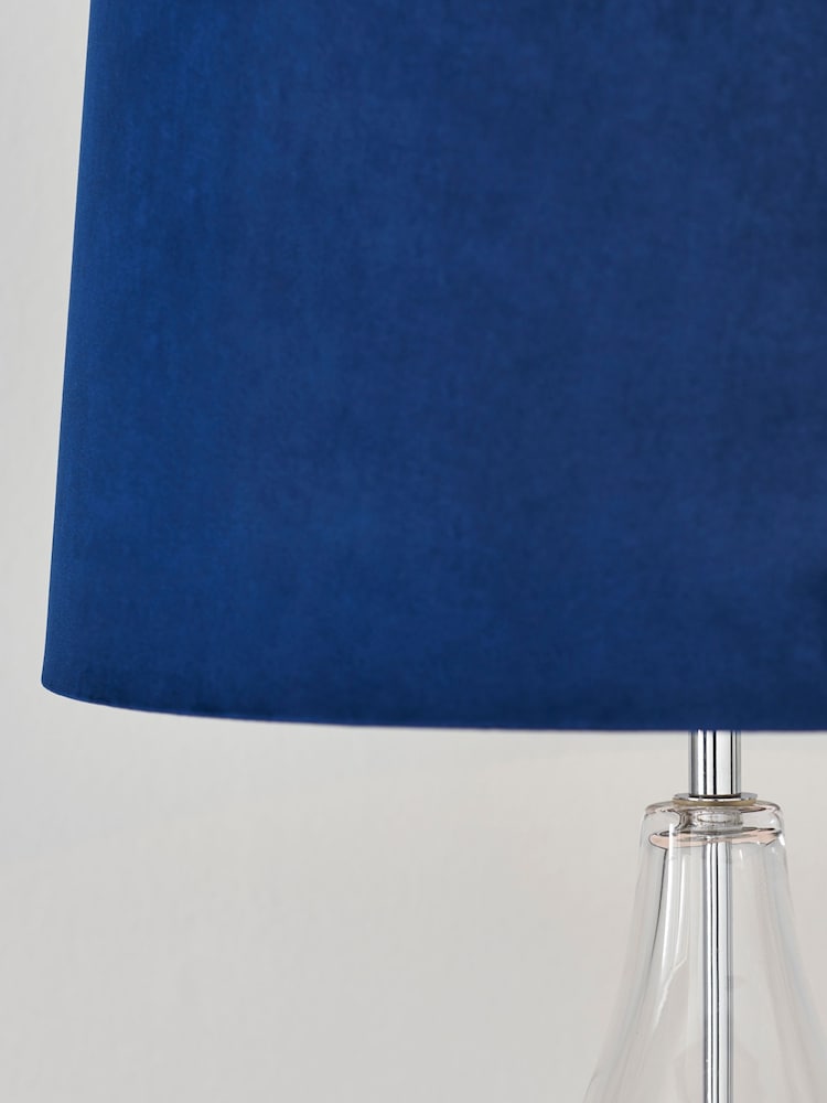 Navy Lamp Shade Ceiling Light - Image 2 of 5
