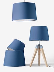 Navy Lamp Shade Ceiling Light - Image 4 of 5