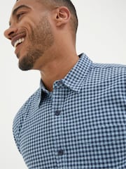 FatFace Blue Everly Gingham Shirt - Image 3 of 4