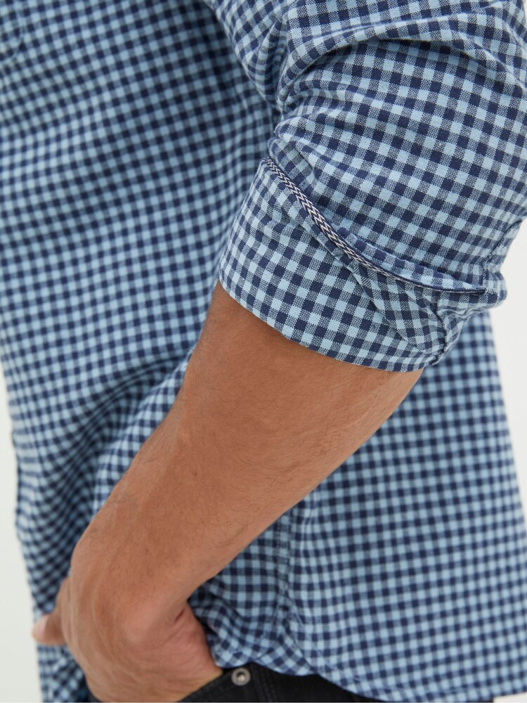 FatFace Blue Everly Gingham Shirt - Image 4 of 4