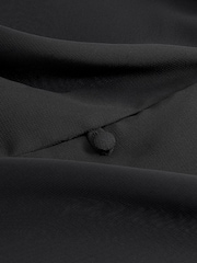 Black V-Neck Long Sleeve Blouse - Image 6 of 6