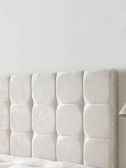 Aspire Furniture Pearl White Pennine Headboard - Image 1 of 2