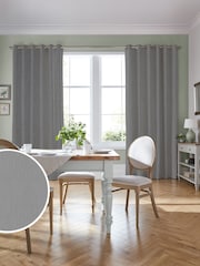 Laura Ashley Steel Swanson Made to Measure Curtains - Image 1 of 9