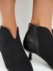 Black Forever Comfort® Heeled Pointed Shoe Boots - Image 2 of 7