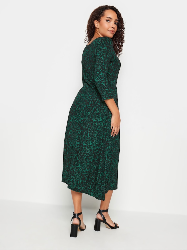 M&Co Green Scoop Neck Midi Dress - Image 2 of 5