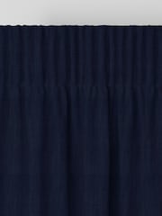 Laura Ashley Blue Swanson Made to Measure Curtains - Image 6 of 9