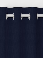 Laura Ashley Blue Swanson Made to Measure Curtains - Image 7 of 9