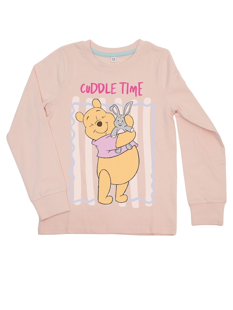 Brands In Pink Disney Winnie The Pooh Cuddle Time Pyjamas - Image 2 of 3 Brands In Pink Disney Winnie The Pooh Cuddle Time Pyjamas - Image 2 of 3