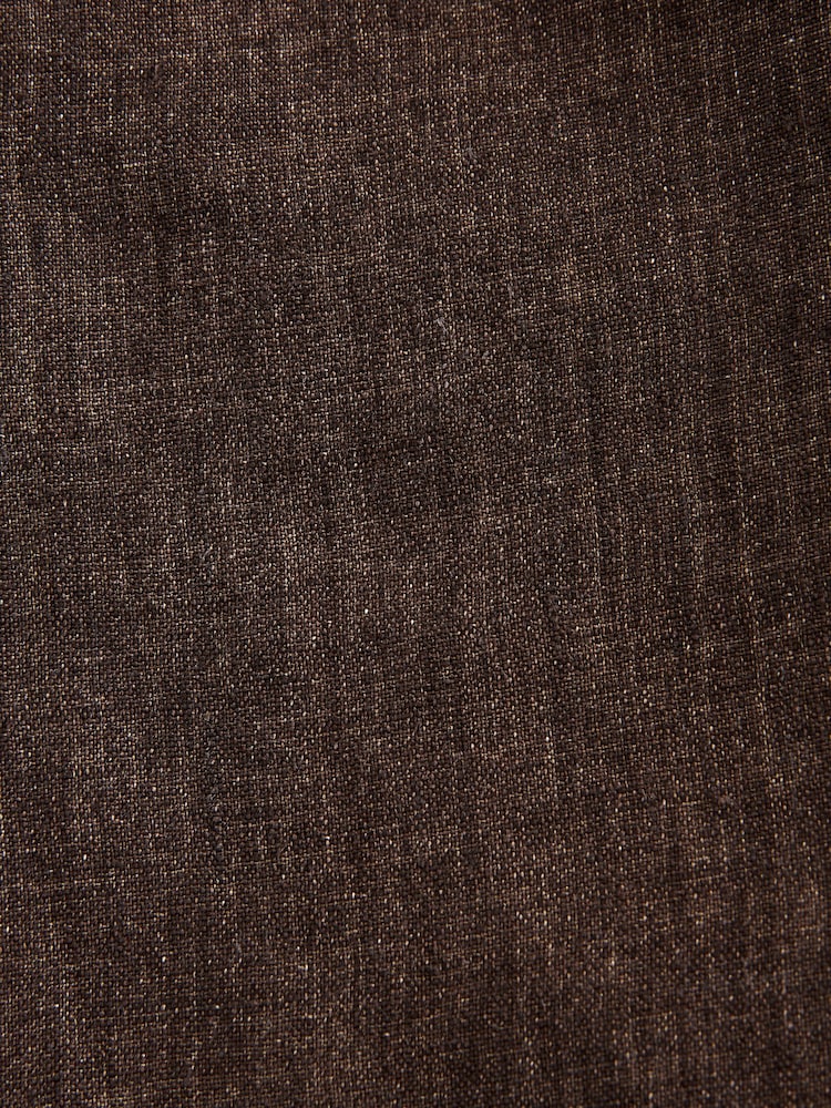 Brown Slim Fit Signature Leomaster Italian 100% Linen Suit Jacket - Image 12 of 12