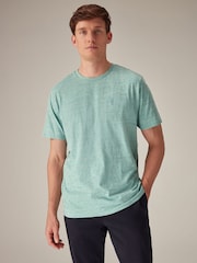 Mid Green Single Stag Marl T-Shirt - Image 1 of 6