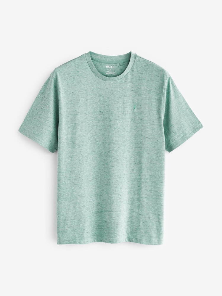 Gris moyen - T-shirt chiné imprimé cerf - Image 4 of 6