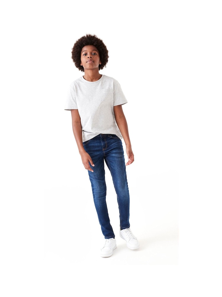 Blue Super Skinny Fit Stretch Jeans (3-17yrs) - Image 1 of 6