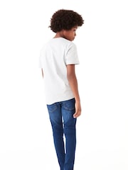 Blue Super Skinny Fit Stretch Jeans (3-17yrs) - Image 2 of 6