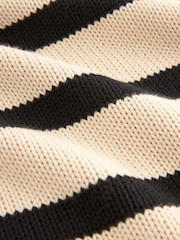 Neutral/Black Stripe Roll Edge Tank - Image 5 of 6