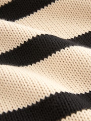 Neutral/Black Stripe Roll Edge Tank - Image 6 of 6