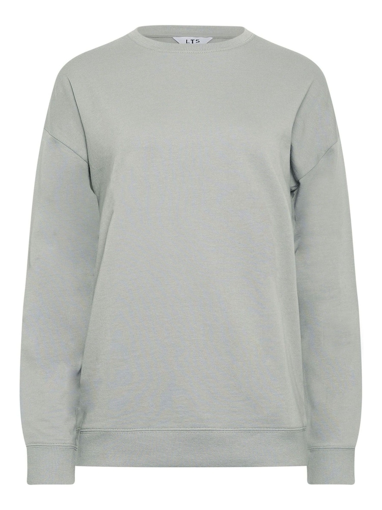 Long Tall Sally Grey Crew Neck Sweatshirt - Image 5 of 5