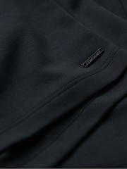 Black - Superdry Jersey Cross Back Mini Dress - Image 5 of 6