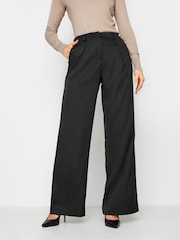 Long Tall Sally Black Tailored Wide Leg Trousers - Image 2 of 5
