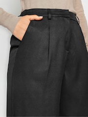 Long Tall Sally Black Tailored Wide Leg Trousers - Image 4 of 5
