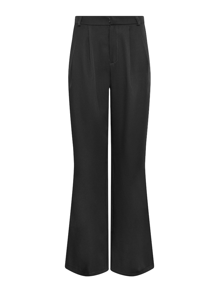 Long Tall Sally Black Tailored Wide Leg Trousers - Image 5 of 5