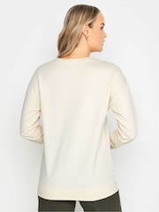 Long Tall Sally Cream Crew Neck Sweatshirt - Image 2 of 4