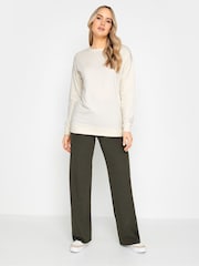 Long Tall Sally Cream Crew Neck Sweatshirt - Image 3 of 4