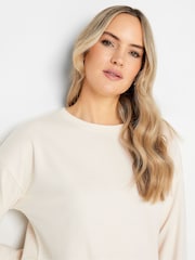 Long Tall Sally Cream Crew Neck Sweatshirt - Image 4 of 4