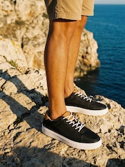Novo Black Nevada Lace Up Trainers - Image 1 of 6