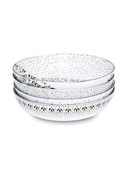 Sara Miller Artisanne Noir Set of 4 Low Bowls - Image 4 of 5