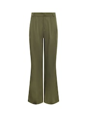 Long Tall Sally Green Tailored Wide Leg Trousers - Image 5 of 5