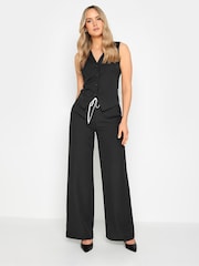 Long Tall Sally Black Button Up Waistcoat - Image 3 of 4