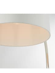 Gallery Home Silver Flin Nickel Floor Lamp - Image 6 of 8