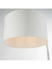 Gallery Home Silver Flin Nickel Floor Lamp - Image 7 of 8