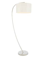 Gallery Home Silver Flin Nickel Floor Lamp - Image 8 of 8