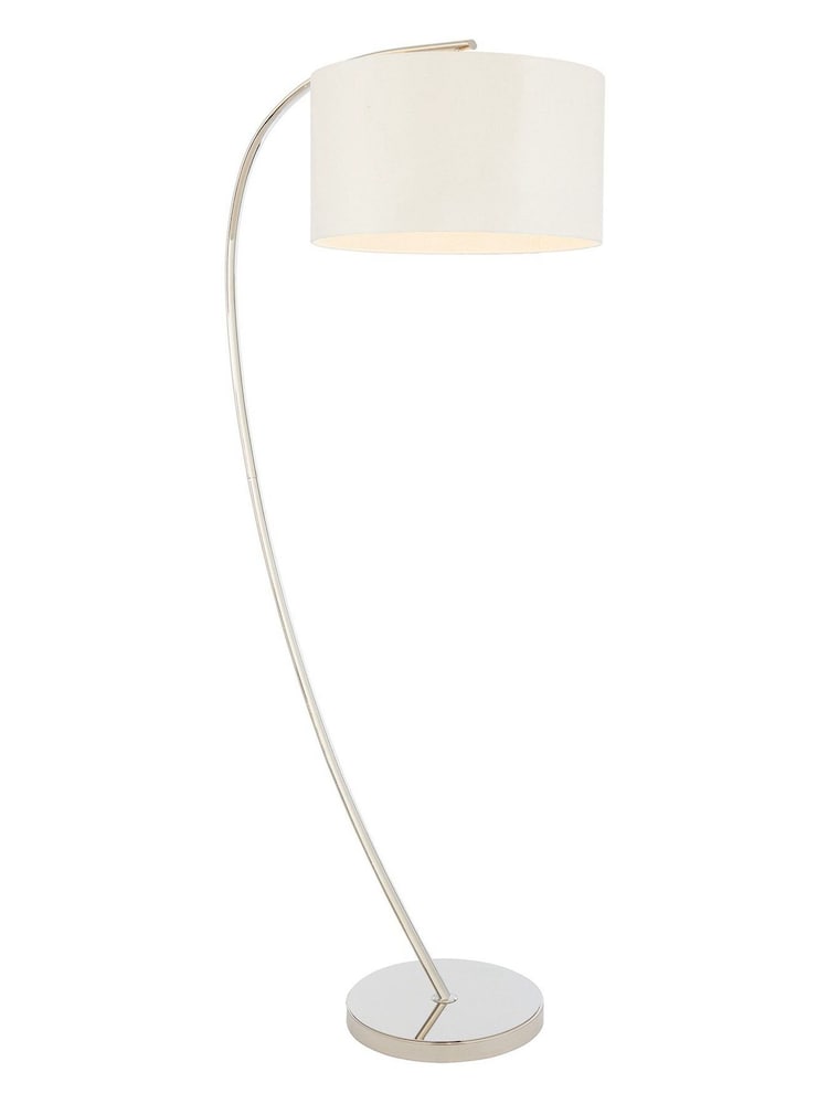 Gallery Home Silver Flin Nickel Floor Lamp - Image 8 of 8
