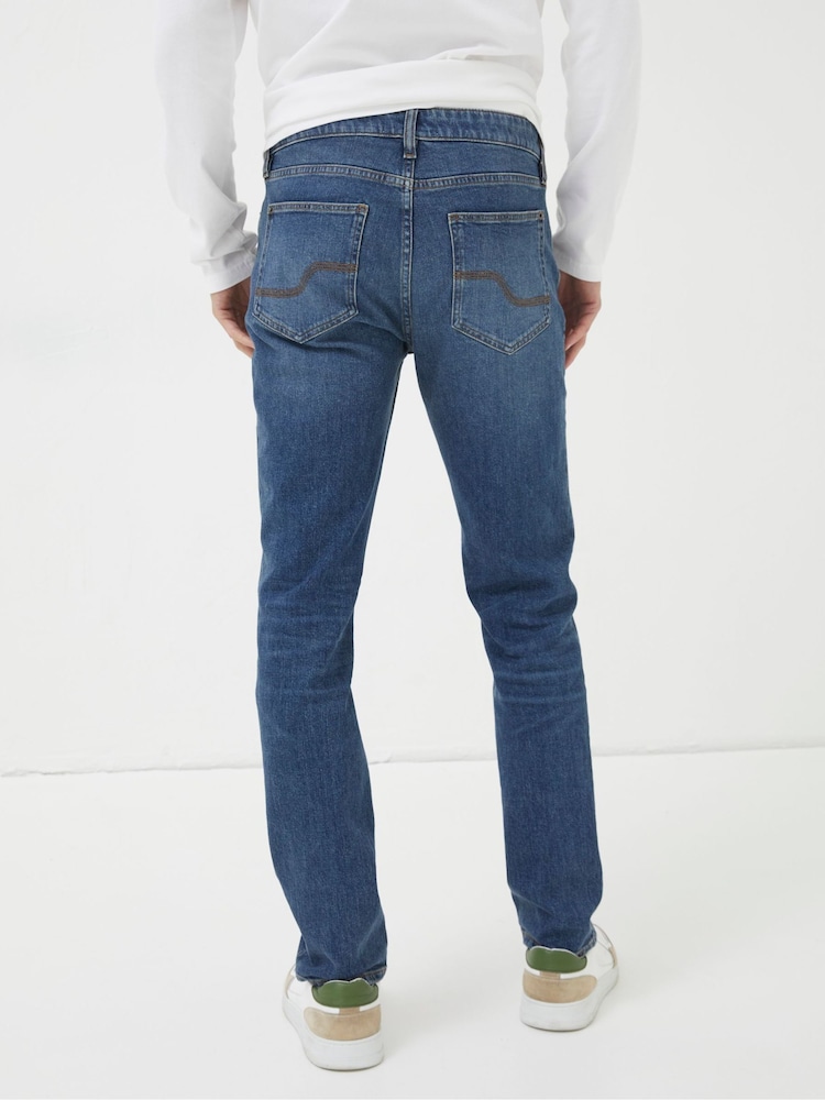 FatFace Indigo Blue Slim Fit Jeans - Image 2 of 6