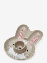 Grey Bunny Egg Holder Plate - Image 4 of 4