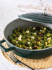 Masterclass Green Shallow 4L Cast Aluminium Casserole Dish - Image 2 of 4